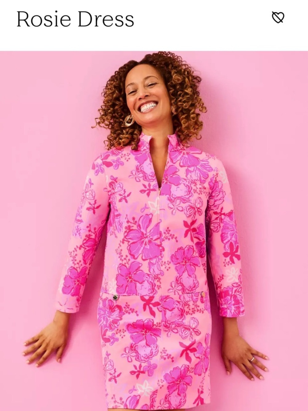 Lilly Pulitzer Rosie dress breast cancer fund raiser